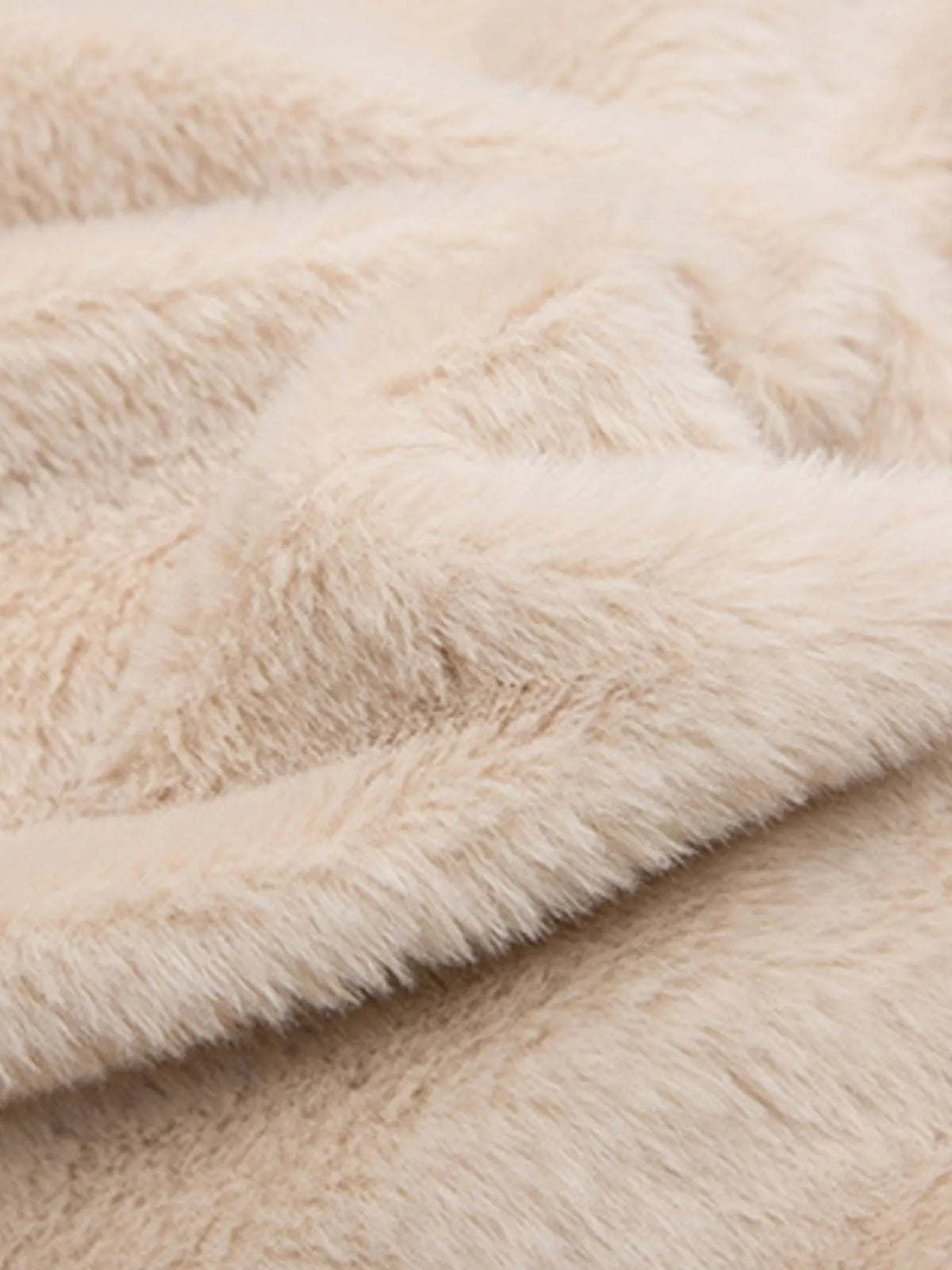 AURBYO men's Faux-Fur Hood Bomber