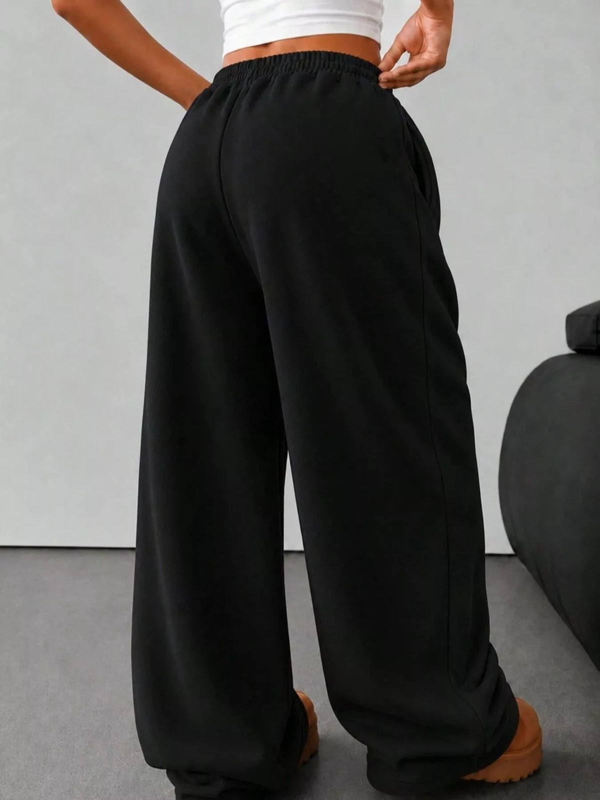 AURBYO women's Everyday Wide-Leg Sweatpants