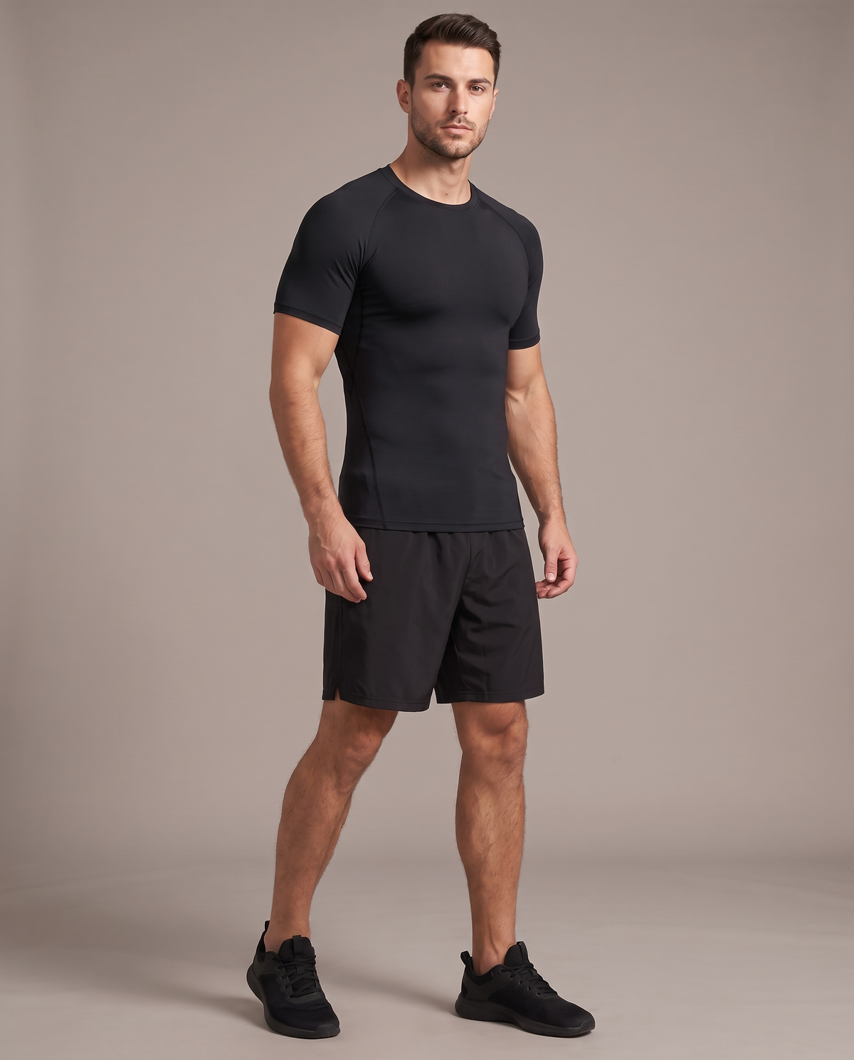 AURBYO men's Compression Training Tee