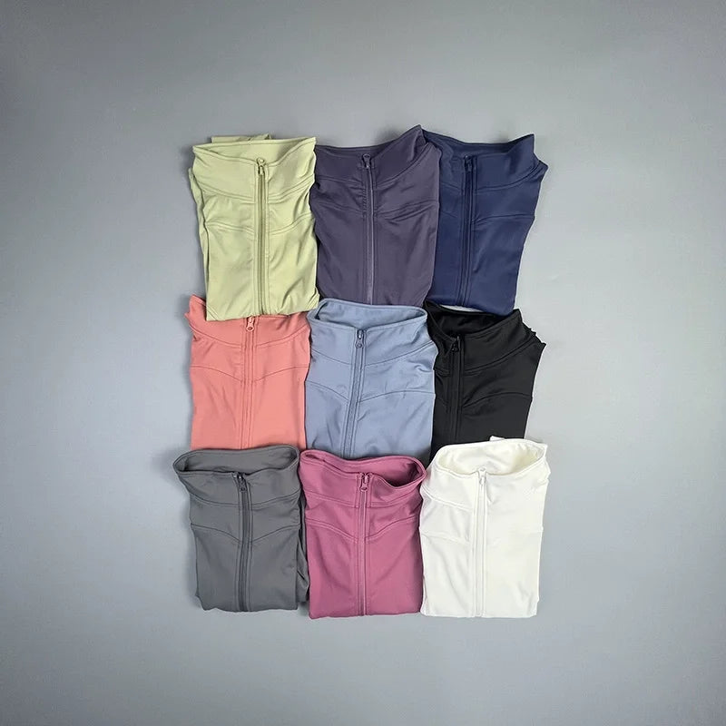AURBYO women's Cropped Training Jacket