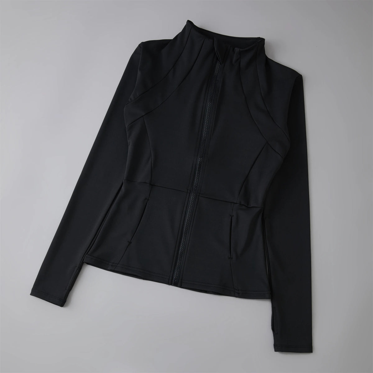 AURBYO women's Fitted Training Jacket in Black
