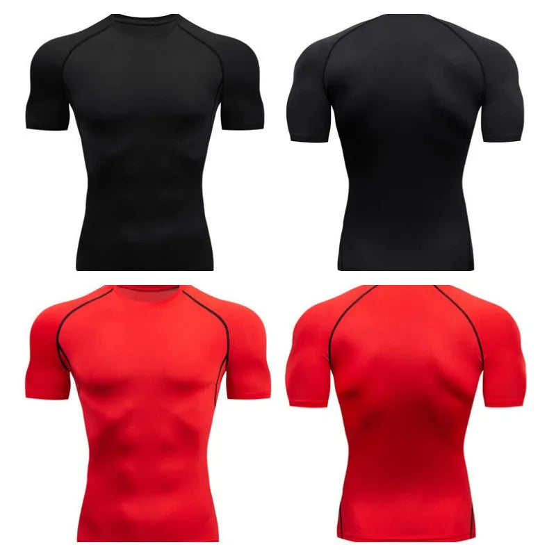 AURBYO men's Compression Training Tee