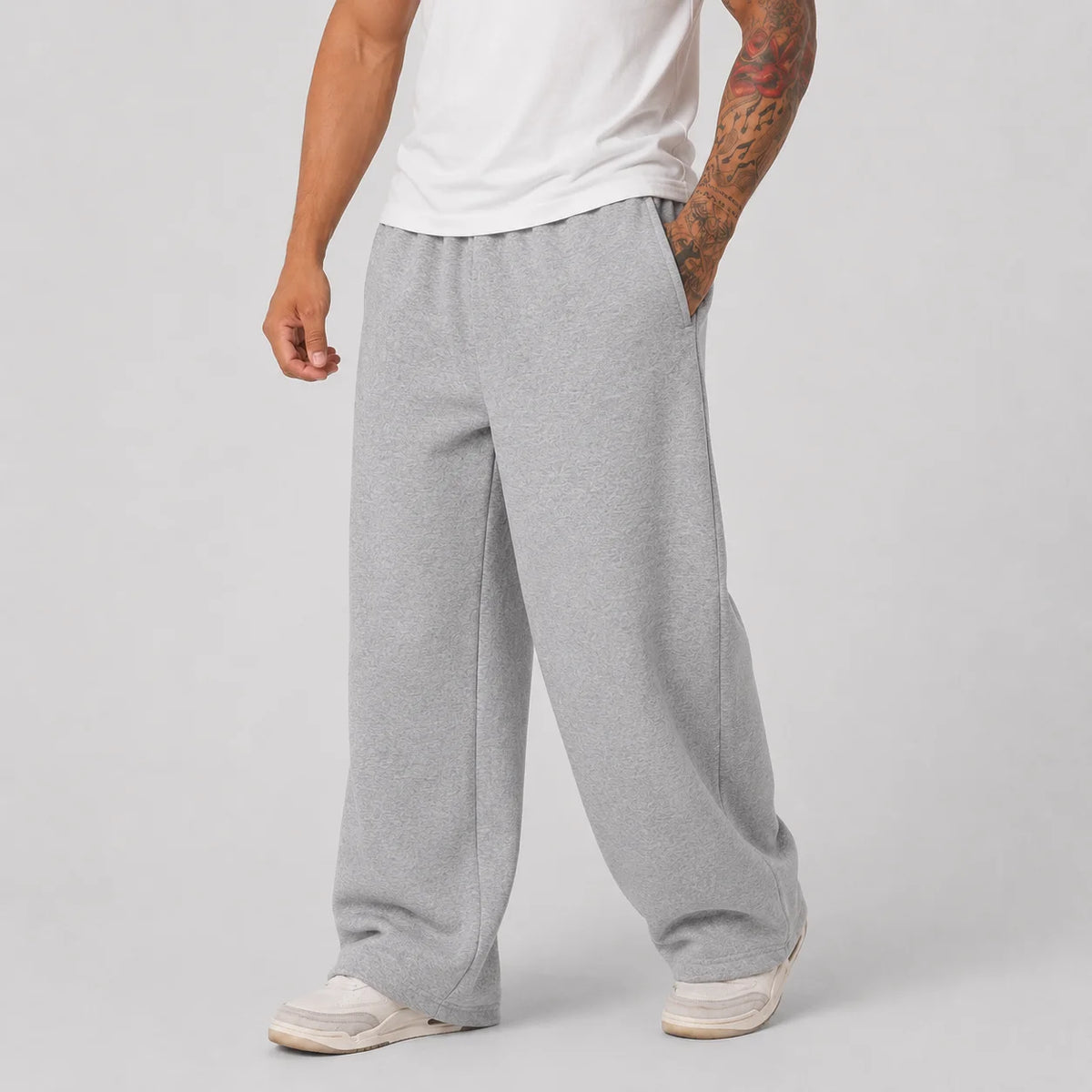AURBYO men's Wide-Leg Sweatpants