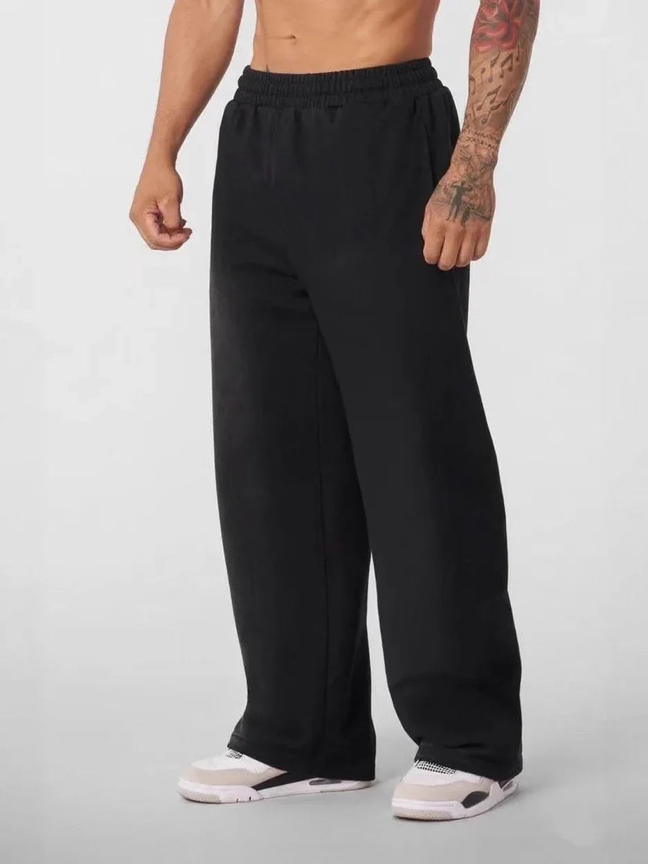 AURBYO men's Wide-Leg Sweatpants