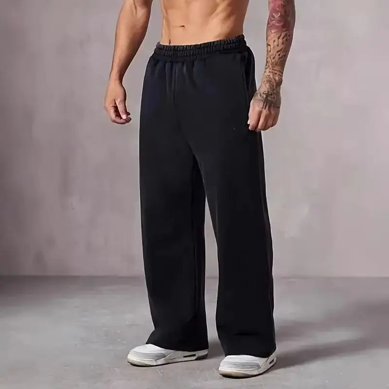 AURBYO men's Wide-Leg Sweatpants