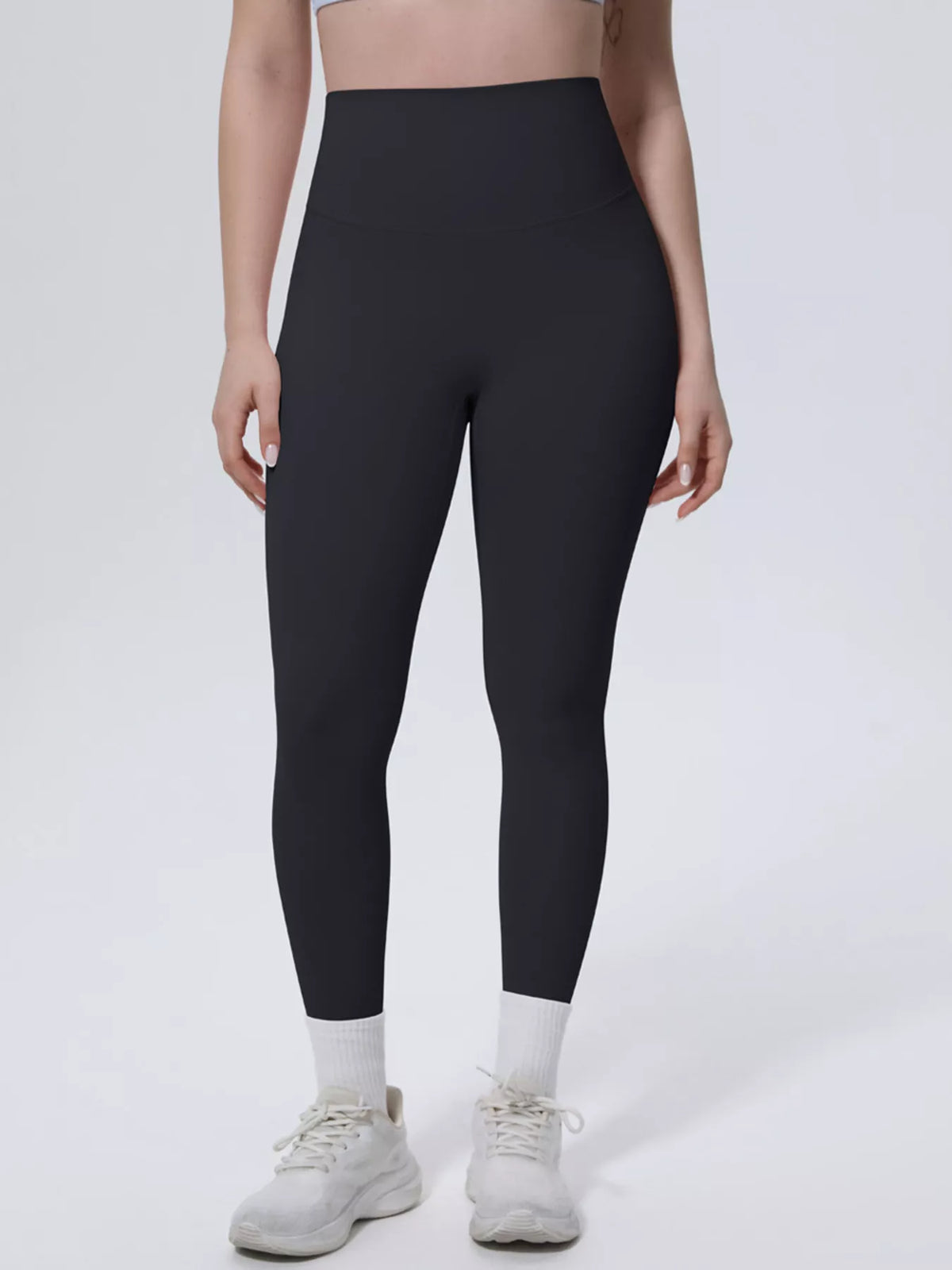 AURBYO women's Seamless Training Leggings in Black